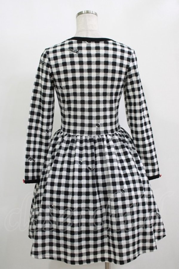 画像3: MILK / ギンガムKISSワンピース  ブラックギンガム H-25-11-12-006-ML-OP-KB-ZH (3)