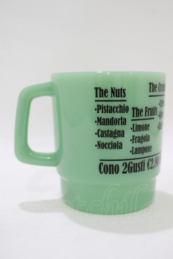 画像2: Q-pot. / オリジナルメラミン製マグカップ  ミント H-25-11-12-067-QP-ZA-KB-ZH (2)