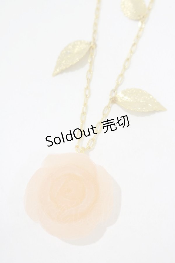 画像1: Q-pot. / チェリーローズ パート ドゥ フリュイ ネックレス   H-25-11-12-073-QP-AC-KB-ZH (1)