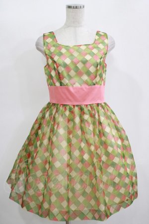 画像: MILK / PRINCESSワンピ  グリーン H-25-11-12-008-ML-OP-KB-ZH