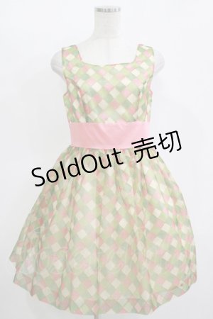 画像: MILK / PRINCESSワンピ  グリーン H-25-11-12-008-ML-OP-KB-ZH