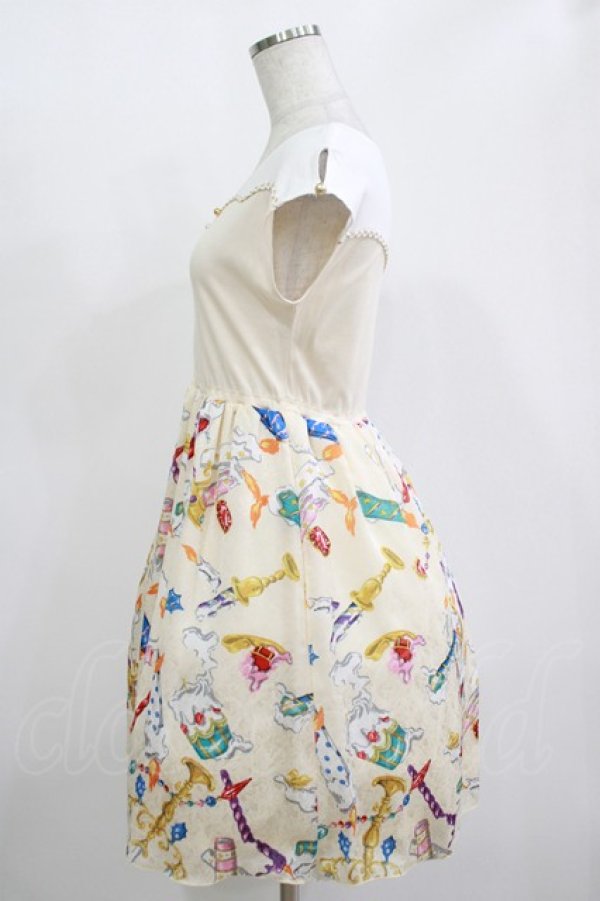 画像2: MILK / キャンドルハーフワンピース  アイボリー H-25-11-12-010-ML-OP-KB-ZH (2)