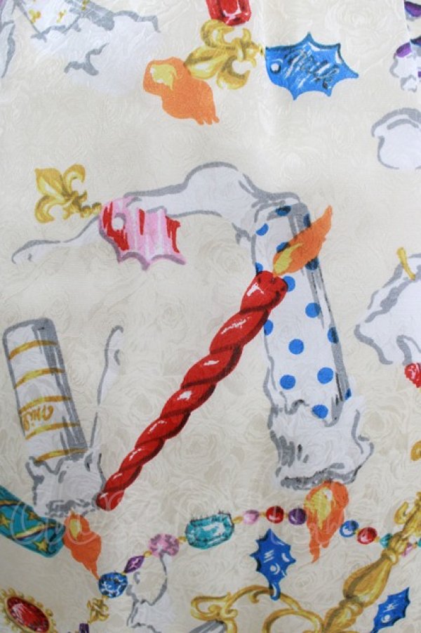 画像4: MILK / キャンドルハーフワンピース  アイボリー H-25-11-12-010-ML-OP-KB-ZH (4)