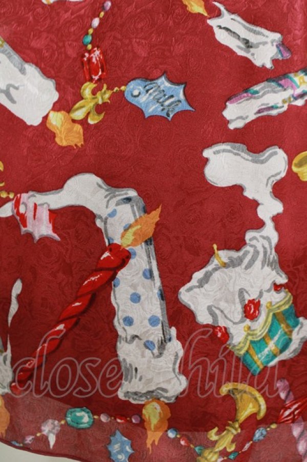 画像4: MILK / キャンドルハーフワンピース  ボルドー H-25-11-12-011-ML-OP-KB-ZH (4)