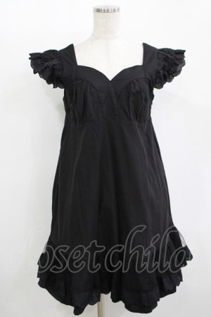 画像: SUPER LOVERS / スカルレースベビードール  ブラック H-25-11-12-024-PU-OP-KB-ZH