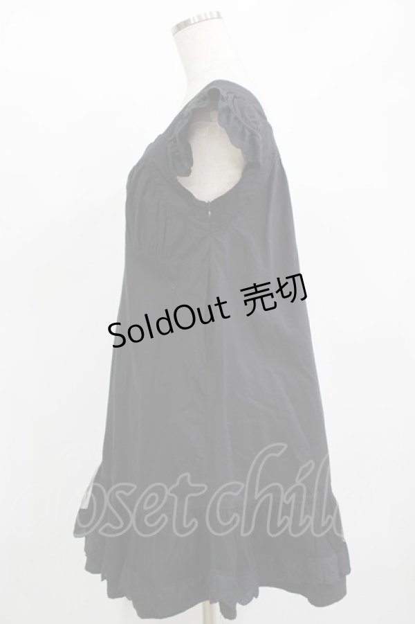 画像2: SUPER LOVERS / スカルレースベビードール  ブラック H-25-11-12-024-PU-OP-KB-ZH (2)