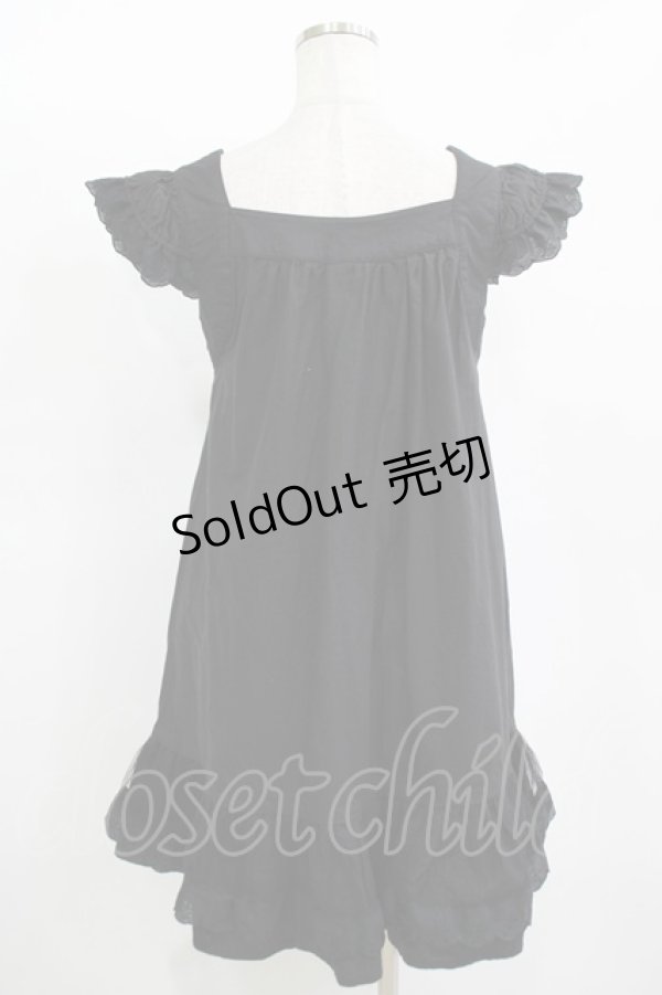 画像3: SUPER LOVERS / スカルレースベビードール  ブラック H-25-11-12-024-PU-OP-KB-ZH (3)