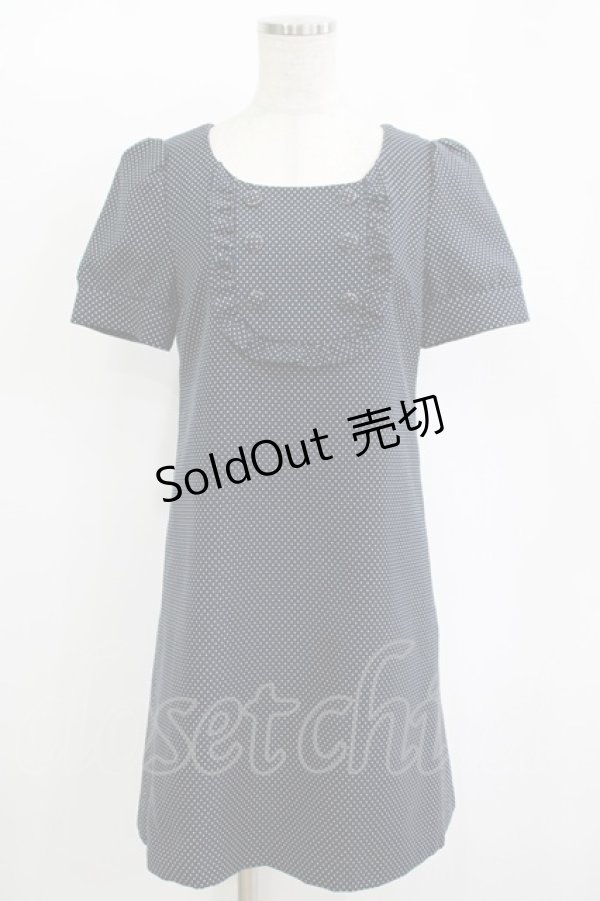 画像1: MILK / Maryドレス  ドットネイビー H-25-11-12-025-ML-OP-KB-ZH (1)