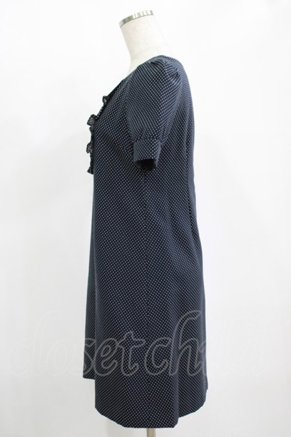 画像2: MILK / Maryドレス  ドットネイビー H-25-11-12-025-ML-OP-KB-ZH (2)