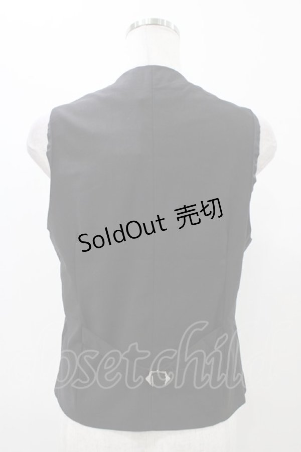 画像2: Deorart / ストライプベスト  ブラック H-25-11-13-040-PU-TO-KB-ZH (2)