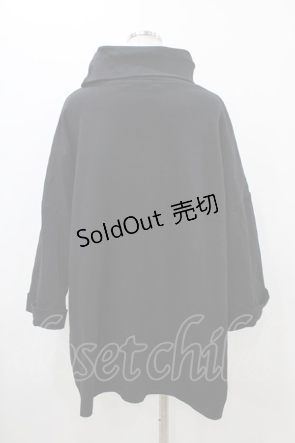 SEX POT ReVeNGe / プリントハイネックトップス L ブラック H-25-11-13