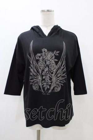 画像: Deorart / プリントプルパーカー  ブラック H-25-11-13-046-PU-TO-KB-ZH