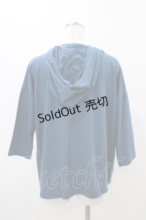 画像2: Deorart / プリントプルパーカー  ブルー H-25-11-13-047-PU-TO-KB-ZT454 (2)