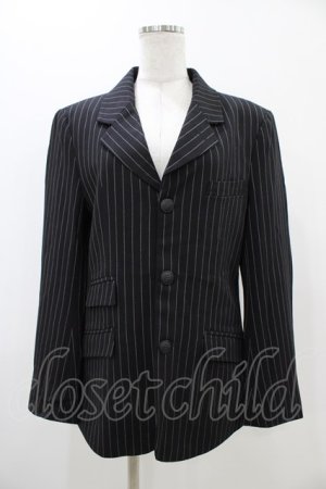 画像: Deorart / ストライプジャケット M ブラックストライプ H-25-11-13-059-PU-JA-KB-ZH