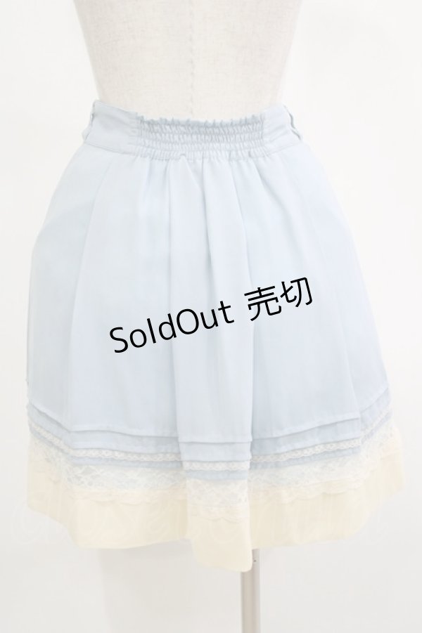 画像3: LODISPOTTO / 裾切替スカート M サックス H-25-11-13-1026-LO-SK-NS-ZH (3)