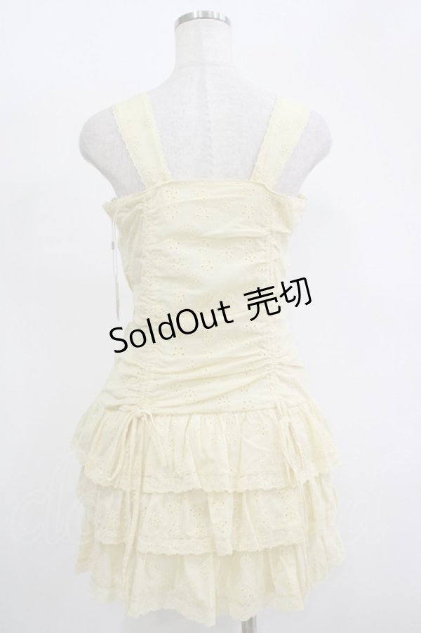 画像3: one after another NICE CLAUP / リボン付きミニワンピース Free イエロー H-25-11-13-1027-PU-OP-NS-ZH (3)