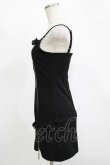 画像2: Melt the lady / skinny belt slit dress Free ブラック H-25-11-13-1028-PU-OP-NS-ZH (2)