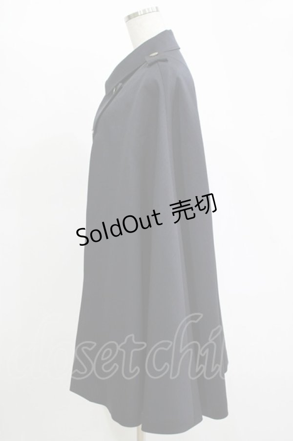 画像2: NO.S PROJECT / クロークコート M ネイビーストライプ H-25-11-13-1029-LO-CO-NS-ZH (2)