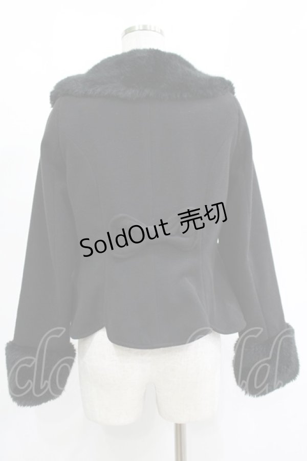 画像3: BABY,THE STARS SHINE BRIGHT / Betty Ribbonショートコート Free ブラック H-25-11-13-1030-BA-CO-NS-ZH (3)