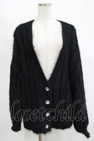 画像: EATME / ゆるふわニットカーディガン Free ブラック H-25-11-13-1037-LO-TO-NS-ZH