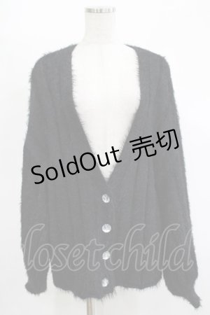 画像: EATME / ゆるふわニットカーディガン Free ブラック H-25-11-13-1037-LO-TO-NS-ZH