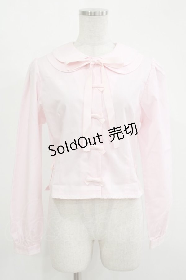 画像1: Heart E / うさみみブラウス Free ピンク H-25-11-13-1042-LO-BL-NS-ZH (1)