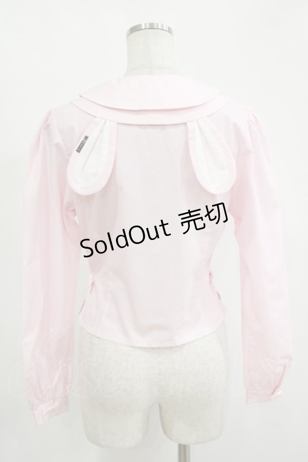 画像3: Heart E / うさみみブラウス Free ピンク H-25-11-13-1042-LO-BL-NS-ZH (3)