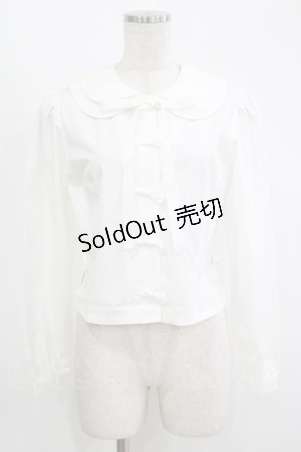 画像1: Heart E / うさみみブラウス Free オフ H-25-11-13-1043-LO-BL-NS-ZH (1)