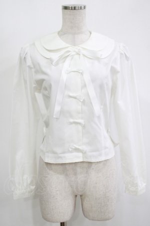 画像: Heart E / うさみみブラウス Free オフ H-25-11-13-1044-LO-BL-NS-ZH