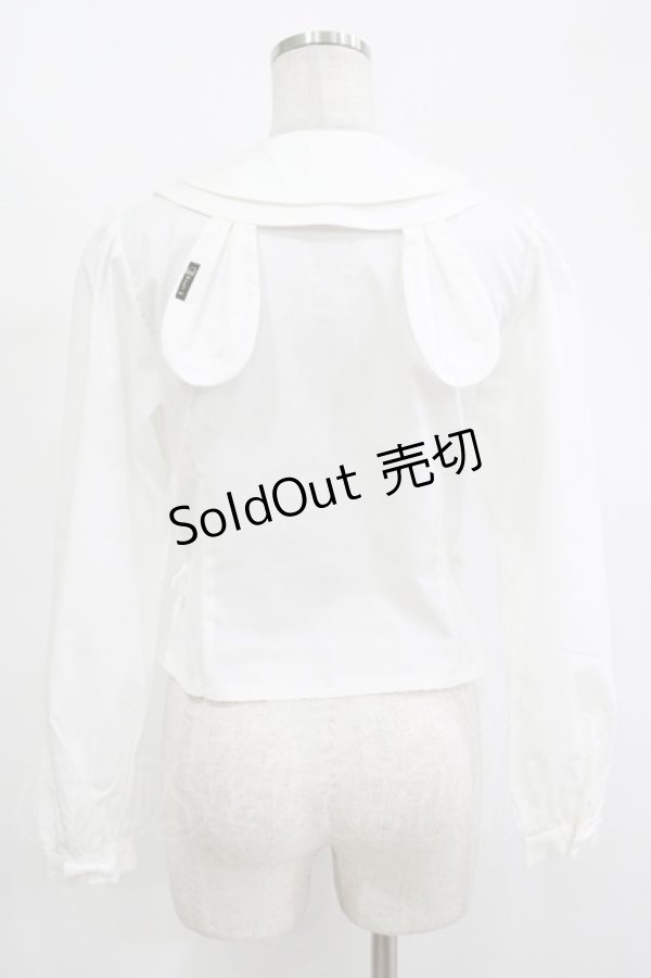 画像3: Heart E / うさみみブラウス Free オフ H-25-11-13-1046-LO-BL-NS-ZH (3)