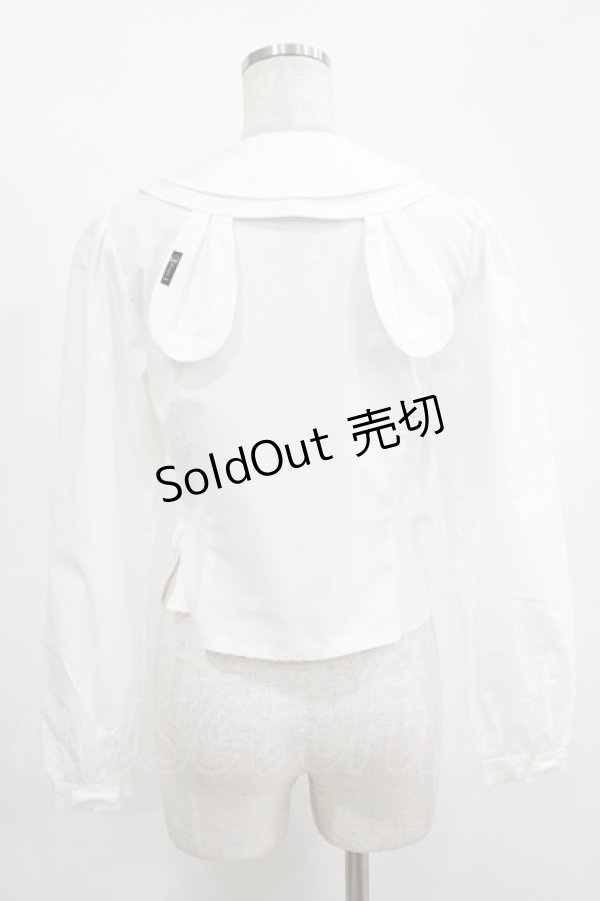 画像3: Heart E / うさみみブラウス Free オフ H-25-11-13-1047-LO-BL-NS-ZH (3)