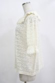 画像2: m petit by misako / TT* AOKレースブラウス LL アイボリー H-25-11-13-1053-LO-BL-NS-ZH (2)
