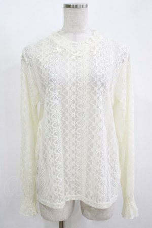 画像: m petit by misako / レースインナートップス LL オフ H-25-11-13-1054-LO-TO-NS-ZH