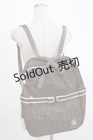 画像: m petit by misako / NINA'S コラボ AM2WAYリュック  ブラウン H-25-11-13-1058-LO-BG-NS-ZH