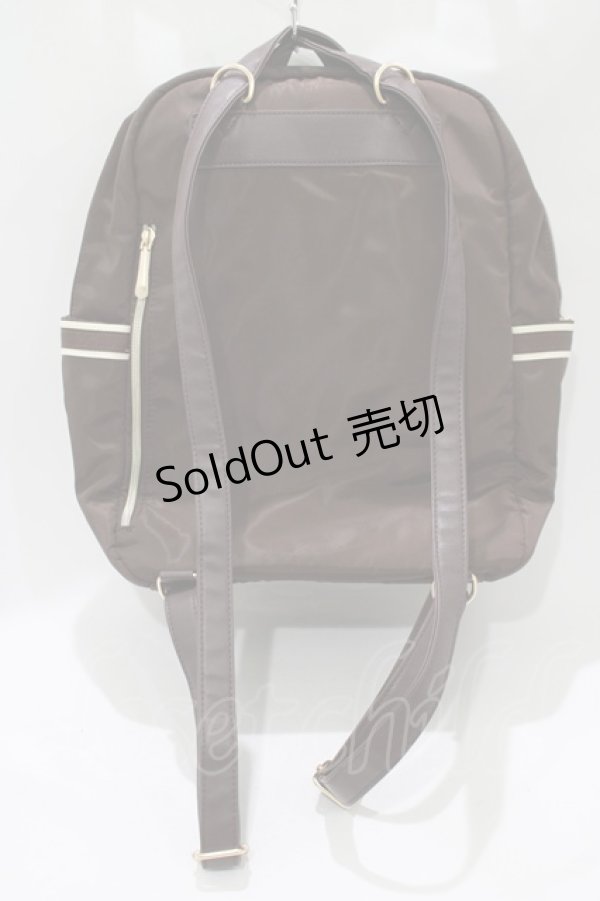 画像2: m petit by misako / NINA'S コラボ AM2WAYリュック  ブラウン H-25-11-13-1058-LO-BG-NS-ZH (2)