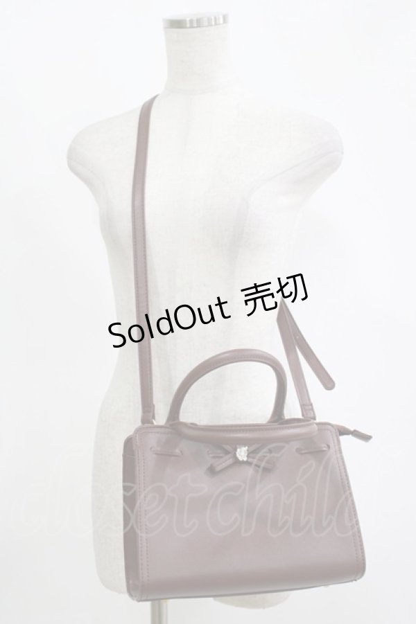 画像1: m petit by misako / AMビジュー2WAY  ブラウン H-25-11-13-1059-LO-BG-NS-ZH (1)