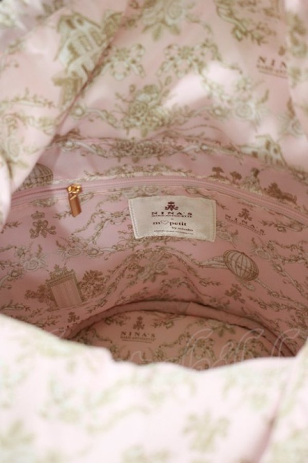 画像3: m petit by misako / NINA'Sコラボ リボンファーバッグ  ブラウン H-25-11-13-1060-LO-BG-NS-ZH (3)