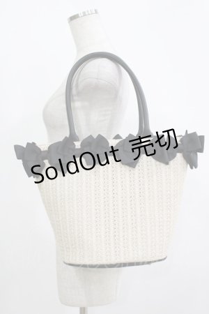 画像: m petit by misako / AMリボンツキカゴTT  ブラック H-25-11-13-1061-LO-BG-NS-ZH