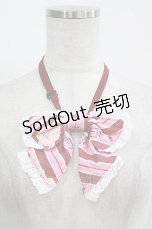 画像: BABY,THE STARS SHINE BRIGHT / くまくみゃのRoyal Kingdom柄リボンタイ  ピンク H-25-11-13-1071-BA-ZA-NS-ZH