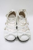画像1: Angelic Pretty / Tea Party Shoes S/約22.5cm ホワイト H-25-11-13-1079-AP-SH-NS-ZH (1)