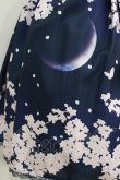画像4: axes femme kawaii / 桜柄ジャンパースカート M ネイビー H-25-11-13-1001-AX-OP-NS-ZH (4)