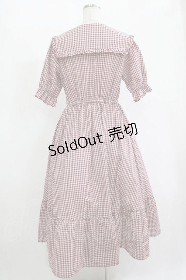 画像3: m petit by misako / AM*ギンガムCHKワンピース L レッド H-25-11-13-1012-LO-OP-NS-ZH (3)