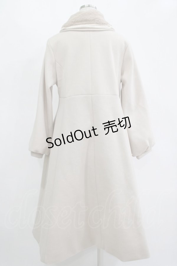 画像3: m petit by misako / AM*リボンコート LL 生成り H-25-11-13-1014-LO-CO-NS-ZH (3)