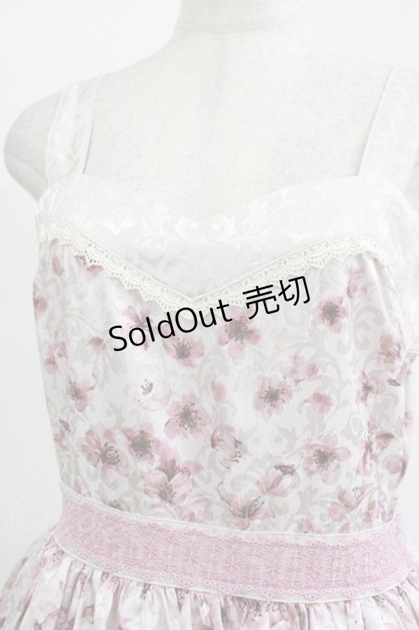 画像5: axes femme Kawaii / 桜柄ジャンパースカート M ピンク H-25-11-13-1002-AX-OP-NS-ZH (5)