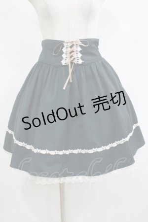 画像: Blue rouge / レースアップスカート Free グリーン H-25-11-13-1025-CA-OP-NS-ZH