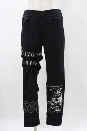 画像: SEX POT ReVeNGe / アシメデザインパンンツ M 黒 H-25-11-13-009-SP-PA-KB-ZH