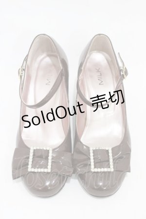 画像: MILK / プティフレームシューズ S ブラウン H-25-11-13-002-ML-SH-KB-ZH