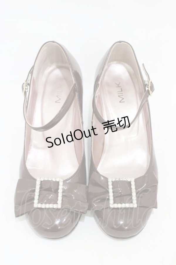 画像1: MILK / プティフレームシューズ S ブラウン H-25-11-13-002-ML-SH-KB-ZH (1)