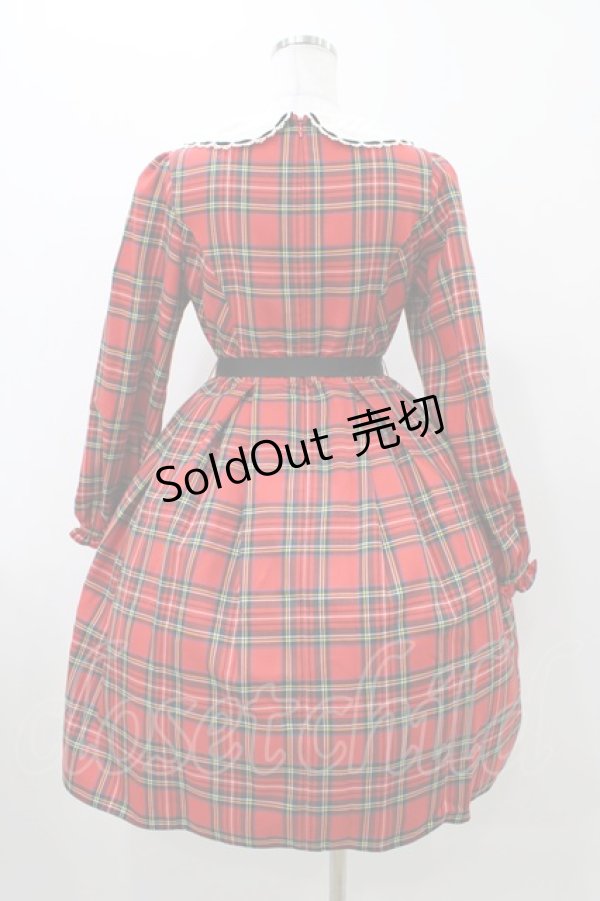 画像2: Emily Temple cute / パリジェンヌタータンワンピース  レッド H-25-11-13-015-ET-OP-KB-ZH (2)