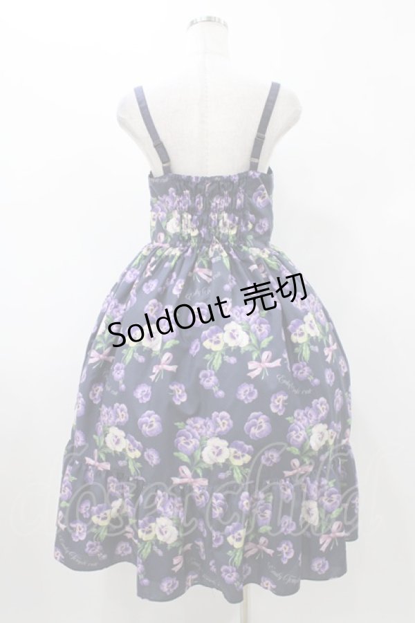 画像2: Emily Temple cute / Pansy ribbonキャミワンピース M ネイビー H-25-11-13-016-ET-OP-KB-ZH (2)